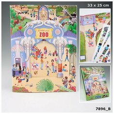 Альбом С наклейками для детей CREATE YOUR ZOO Creative Studio