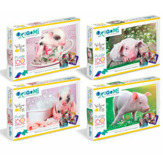 Пазл 160 2019 Год Свиньи и магнит Origami