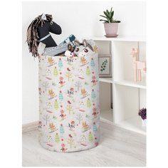 Корзина для игрушек JoyArty "Звери на лыжах" 40x60 см