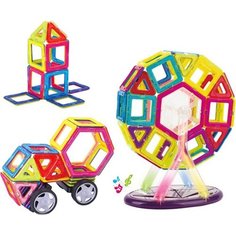 Конструктор магнитный Магический магнит, звуковые эффекты, 71 деталь Xinbida