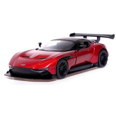 Металлическая машинка Kinsmart 1:38 Aston Martin Vulcan KT5407W, инерционная в коробке / Микс