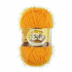 Пряжа ADELIA "BRILLIANT" 10 шт. в упак. цвет №33 желто-оранжевый (BRILLIANT-№33 желто-оранжевый)