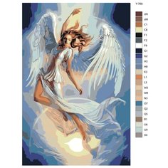 Картина по номерам Y-768 "Ангел" 40Х60 Brushes Paints