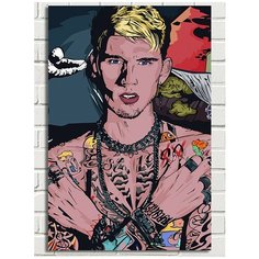 Картина по номерам музыка MGK (Machine Gun Kelly) - 8661 В 60x40