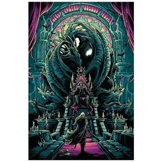 Картина по номерам на холсте Аниме Castlevania Кастельвания (Алукард, Влад Цепеш, Дракула) - 7426 В 60x40