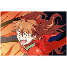 Картина по номерам на холсте Аниме Евангелион Аска - 713