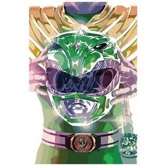Картина по номерам на холсте Сериал Power Rangers 5679 40x60