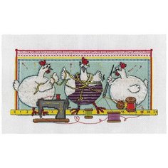 Набор для вышивания Klart "Первая примерка", 13x24 см