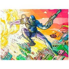 Картина по номерам на холсте Игра Fortnite Фортнайт 5602 40x30