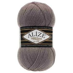Пряжа Alize Superlana klasik (Суперлана Классик) - 3 мотка 142 темно-розовый 25% шерсть, 75% акрил 280м/100г