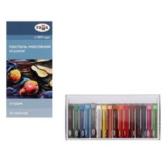 Пастель масляная, набор 16 цветов, Гамма "Студия", d-8мм, l-65мм, в картонной коробке./В упаковке шт: 1 Gamma
