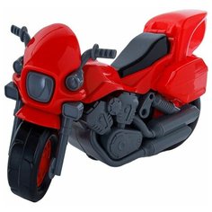 Мотоцикл «Харли», цвет красный Рыжий кот