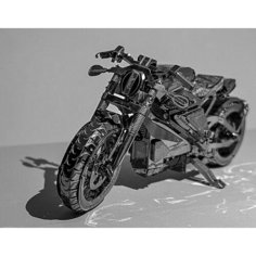 Металлический 3D конструктор "Мотоцикл" Нет бренда