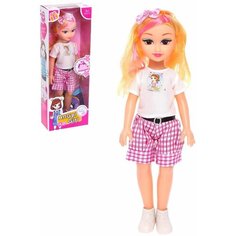 Кукла классическая Даша в платье, Микс Denco Store