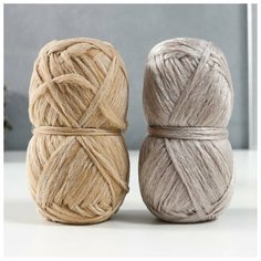 Набор для вязания "Носочная добавка" 100% полипропилен 322м/70гр 2 шт (ассорти светлое) Нет бренда