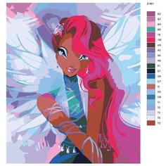 Картина по номерам Z-491 "Винкс. Лейла" 80x100 Brushes Paints