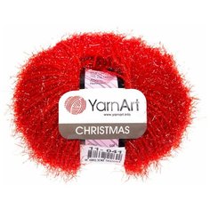 Пряжа Yarnart Christmas красный (11), 100%полиамид, 142м, 50г, 1шт