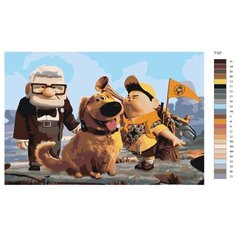 Картина по номерам Т127 "Вверx 3", 70x110 см Brushes Paints