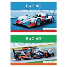 Альбом для рисования А4, 32л ArtSpace "Авто. High speed" (100 г/кв. м) скрепка) (А32ф_20297)