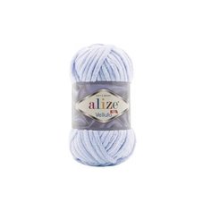 Пряжа Alize Velluto детский голубой (875), 100%микрополиэстер, 68м, 100г, 1шт