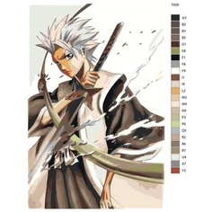 Картина по номерам Т420 "тоширо xуцигая. Блич" 80x120 Brushes Paints