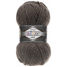 Пряжа Alize Superlana Midi светло-коричневый меланж (240), 25%шерсть/75%акрил, 170м, 100г, 1шт