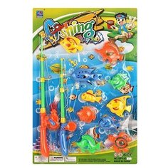 Игровой набор рыбалка, 2 удочки, 9 рыбок, черепаха, игрушка для купания, SFY6353/200385770 Shun Feng Yuan