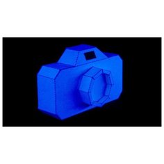 3D-конструктор оригами фигура Камера подарочный набор на новый год 2022 для сборки полигональной фигуры Бумажная логика
