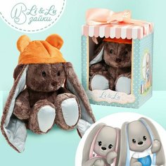 Зайки Li&Lu Мягкая игрушка зайка «Мишутка Lu», 25 см
