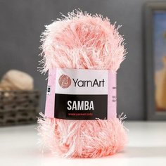 YarnArt Пряжа "Samba" 100% полиэстер 150м/100гр (2079 розовый)