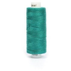 Швейные нитки IDEAL бытовые, 40/2, 366 м, 100% полиэстер, цвет 441, зеленый (40/2. IDEAL.441)