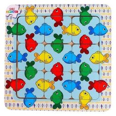 Обучающая игра головоломка Smile Decor "Аквариум", для детей и малышей