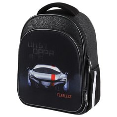 Berlingo Ранец Expert Plus Fearless, RU07160, черный/красный