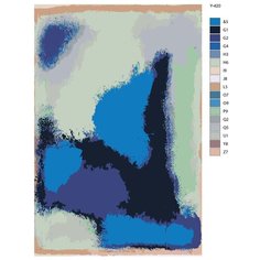 Картина по номерам Y-420 "Репродукция Марка Ротко - взвешенная свеча" 40х60 Brushes Paints