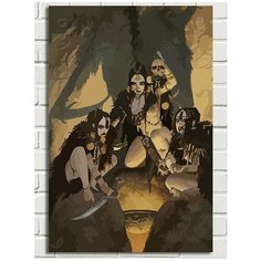 Картина по номерам настольная игра Blood Rage - 6883 В 60x40
