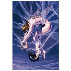 Картина по номерам на холсте эротика (готика, девушка, nude) - 7120 В 60x40
