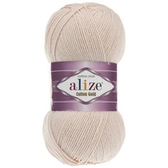 Пряжа Alize Cotton Gold (Ализе Коттон Голд) - 1 моток 382 телесный 55% хлопок, 45% акрил 330м/100г