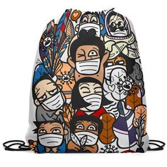 Сумка-мешок для обуви с принтом Gorolla