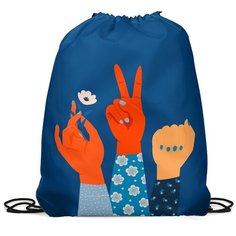 Сумка мешок-рюкзак для обуви 42х35 см, Gorolla