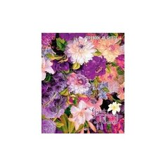 Альт Блокнот-престиж "Пионы", А6, 80 листов