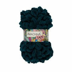 Пряжа ARACHNA LAZY 100% микрополиэстер 5 шт. х 100 г 8.5 м цв. №18 сине-зеленый (LAZY-№18 сине-зеленый)
