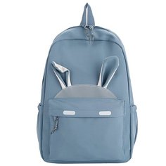 Рюкзак с ушками для девочки Snoburg SN6700 голубой
