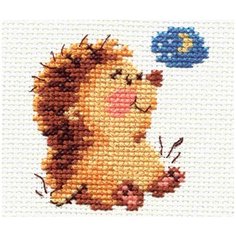 Набор для вышивания "Доброй ночи" 7х7 см Алиса