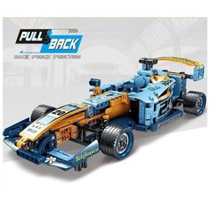 Конструктор инерционный GBL "Renault F1" Kazi