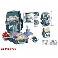 Набор Кухня Kitchen Basin 20 деталей в рюкзаке 688-106A Нет бренда