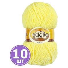 Пряжа Adelia SOFIA (39), светло-желтый, 10 шт. по 50 г