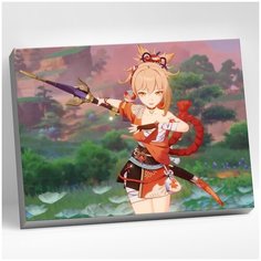 Картина по номерам 30х40 Геншин Ёимия (23 цвета) CHR0188 Genshin
