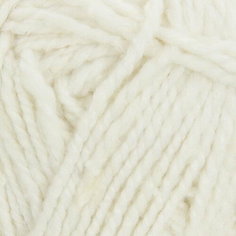 Пряжа "Смесовая" 30% шерсть, 70% акрил 200м/200гр (01-Белый) Пехорка