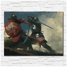 Картина по номерам на холсте Игра kingdom come deliverance - 11609 Г 30x40