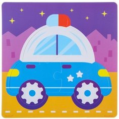 Пазл - игрушка для ванны (головоломка) «Полицейская машина», 3 детали, EVA нет бренда